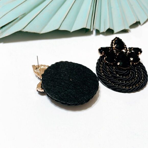 Boho statement earrings S75 - Picture 3 of 3